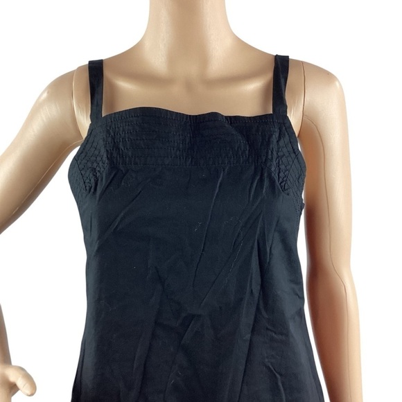Trina Turk Lilibeth Ruffle Tank Size S Black - Picture 2 of 7